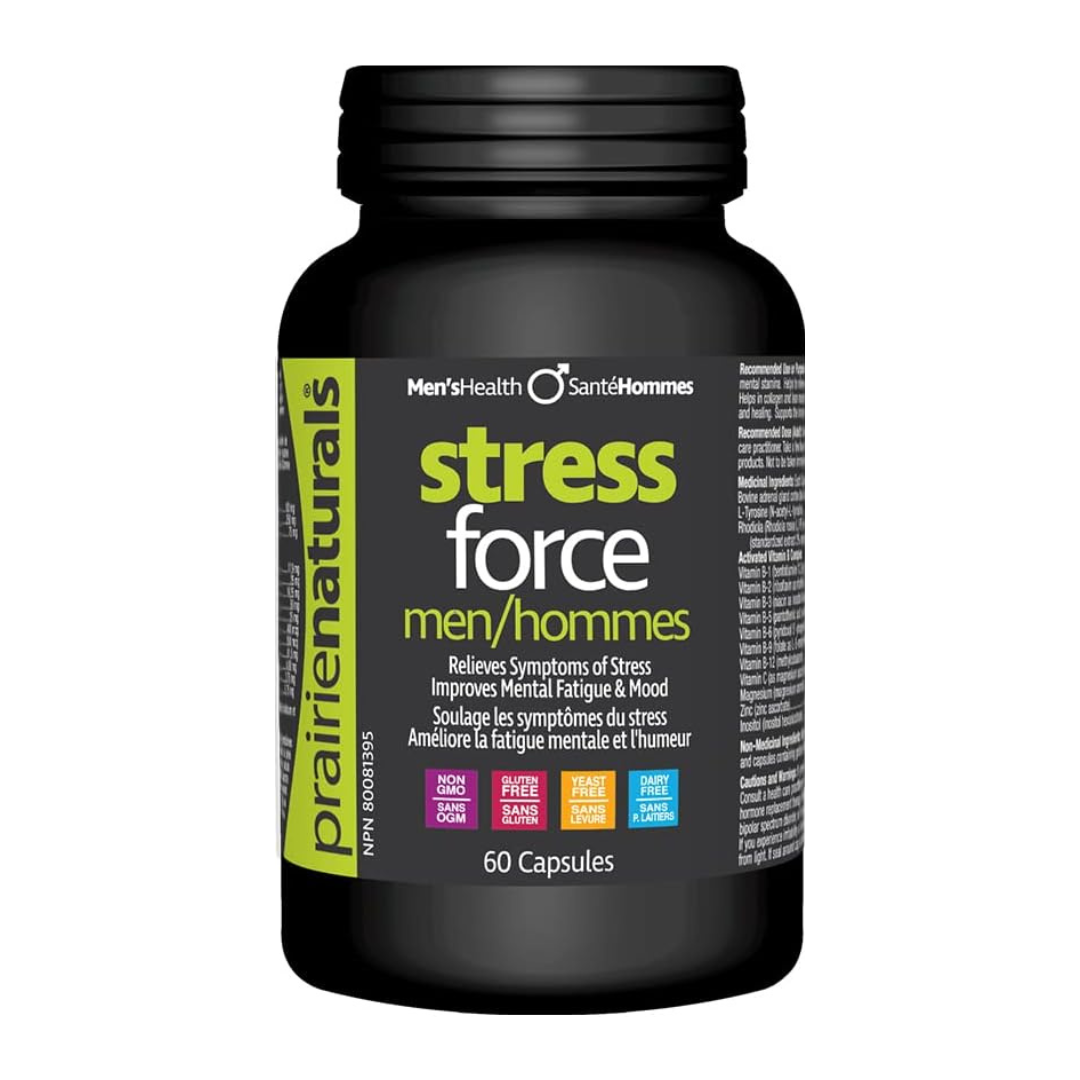 Prairie Naturals Stress Force for Men 60 capsules