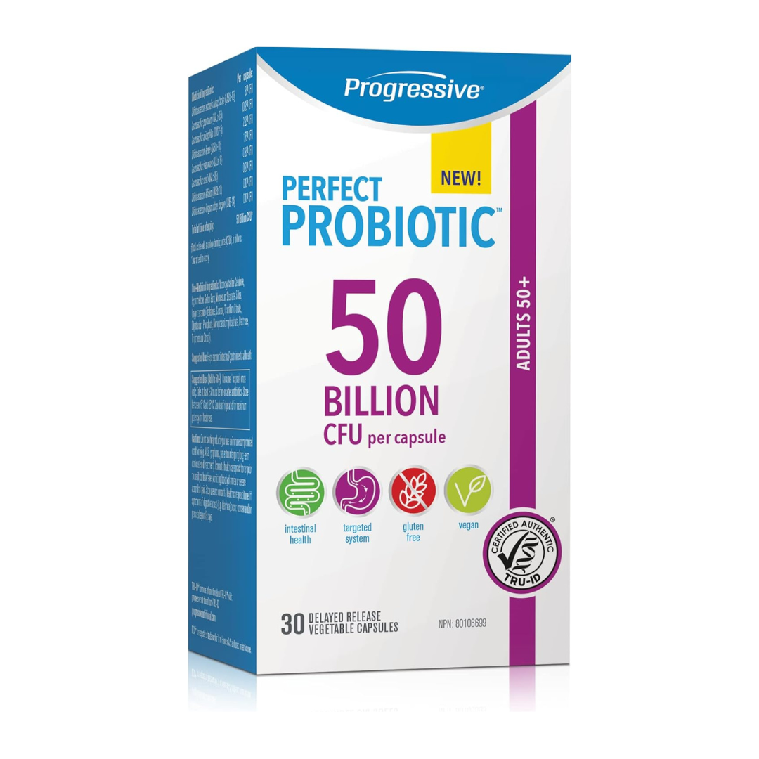Progressive Perfect Probiotic Women's 50 Billion CFU (30 Capsules)