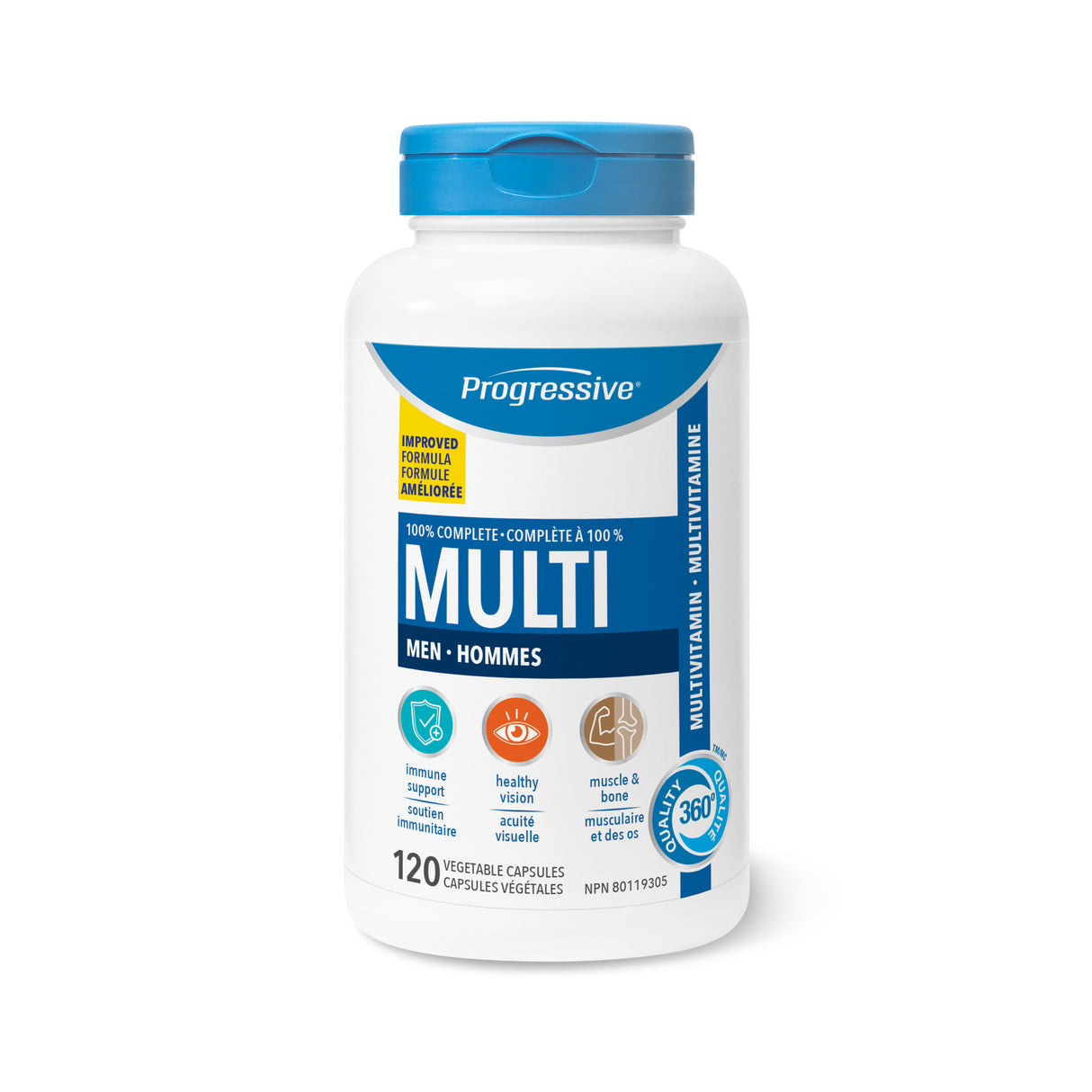 Progressive Daily Multis for Men 120 Capsules