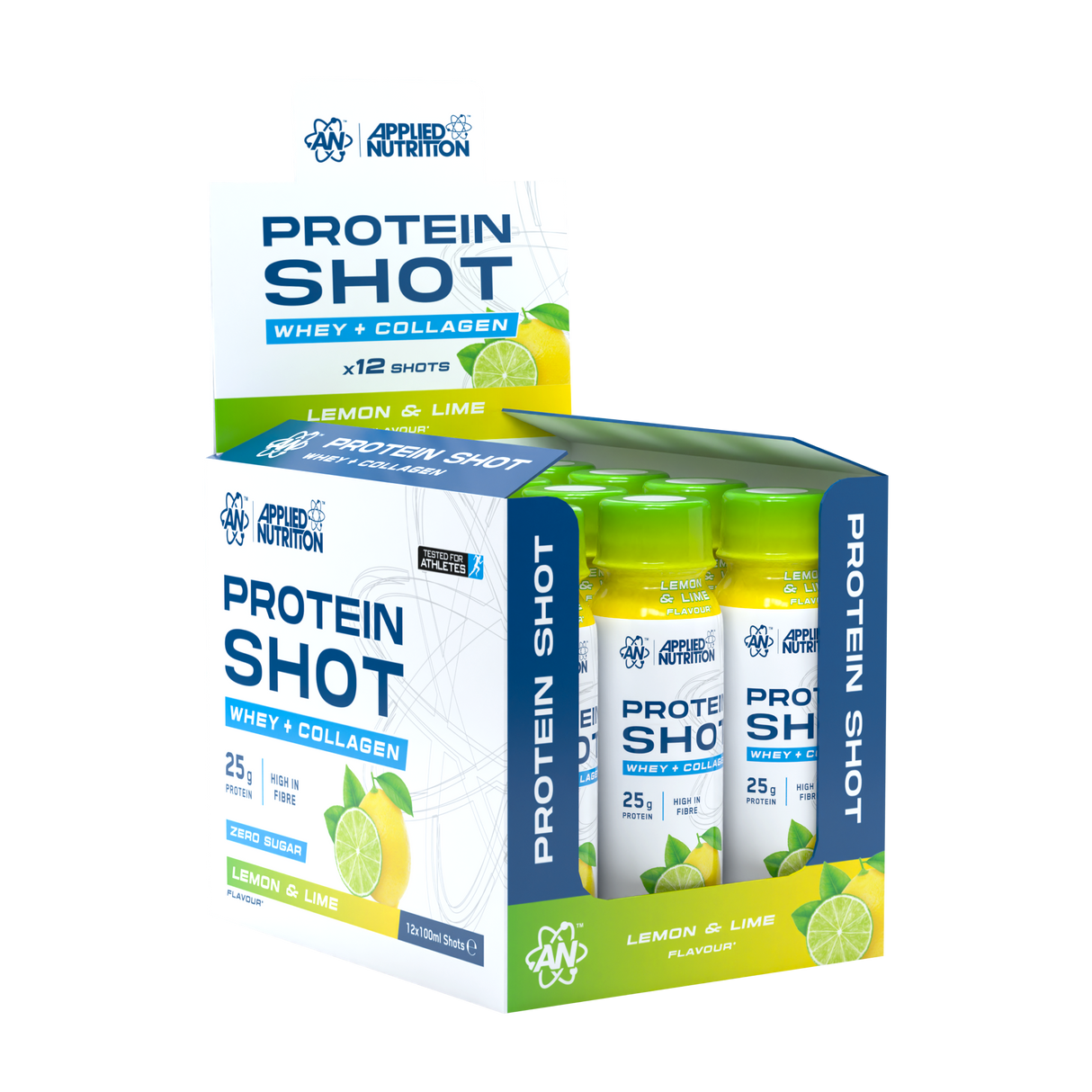 Applied Nutrition Protein Shot 100mL Lemon & Lime (Pack of 12)