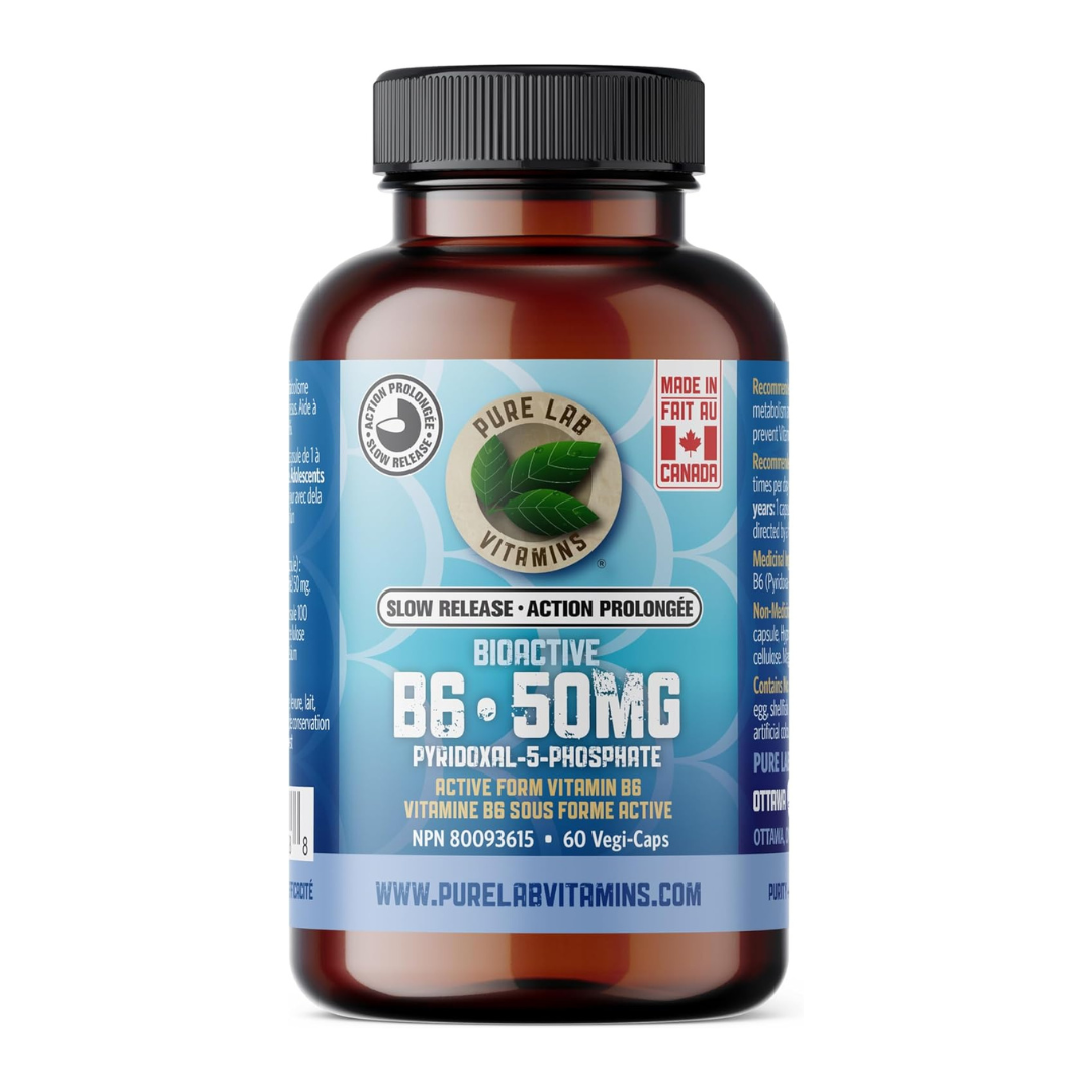 Pure Lab Vitamins Bioactive B6 60 Capsules