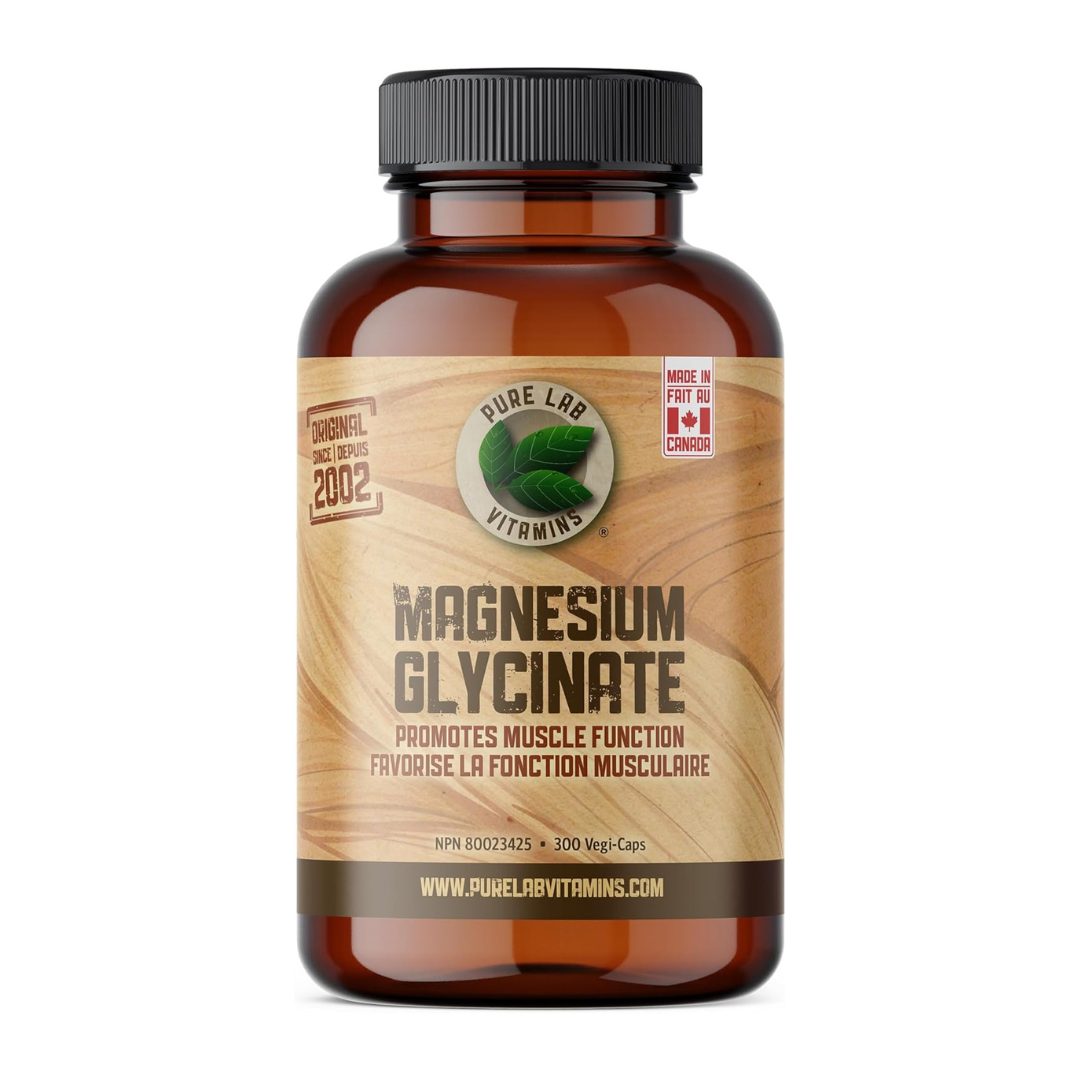 Pure Lab Vitamins Magnesium Glycinate Vegi-Capsules
