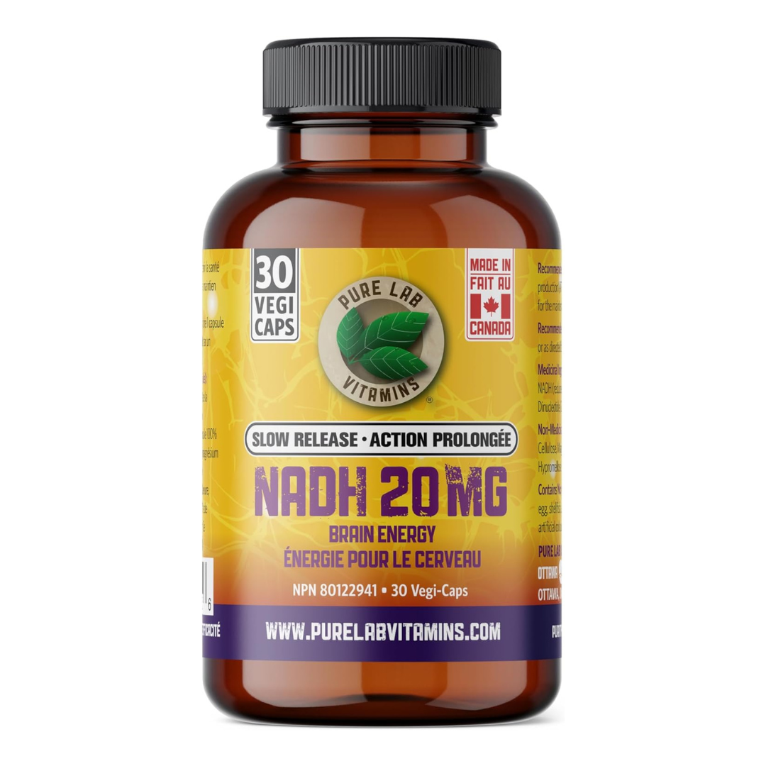 Pure Lab Vitamins NADH 20mg 60 capsules