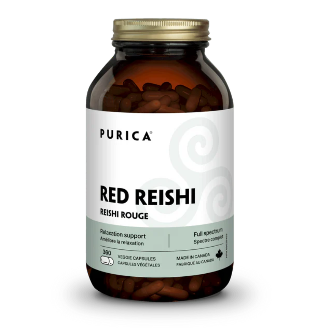 Purica Red Reishi Mushroom 360 Capsules