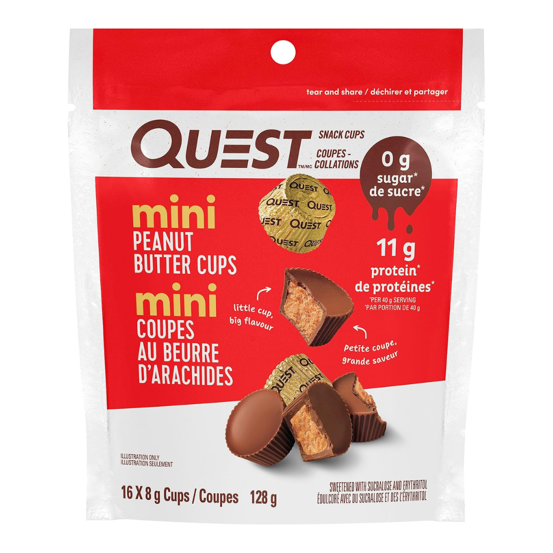 Quest Mini Peanut Butter cups 16 ct bag
