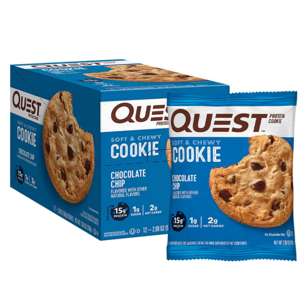 Quest Nutrition Protein Cookie (Box of 12) Chocolate Chip