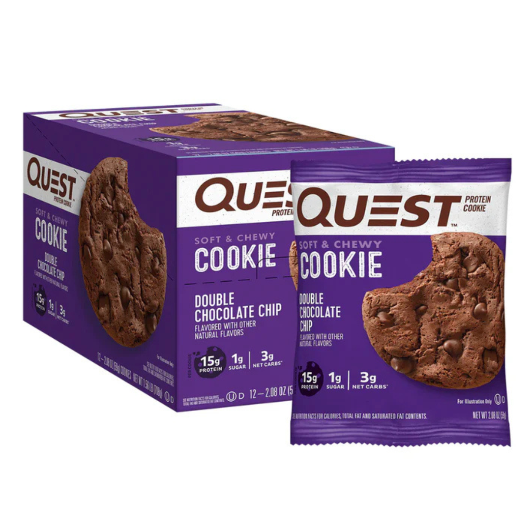 Quest Nutrition Protein Cookie (Box of 12) Double Chocolate Chip