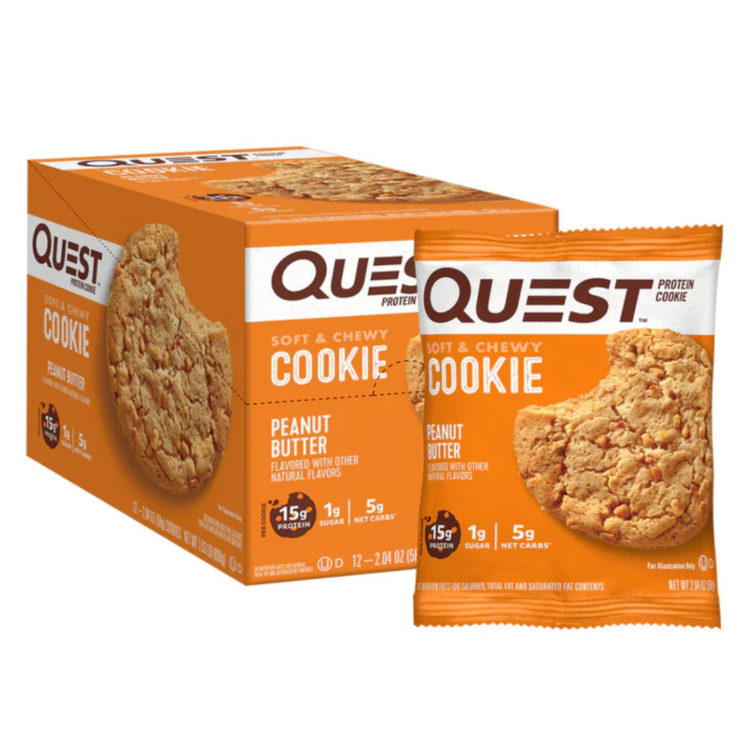 Quest Nutrition Protein Cookie (Box of 12) Peanut Butter
