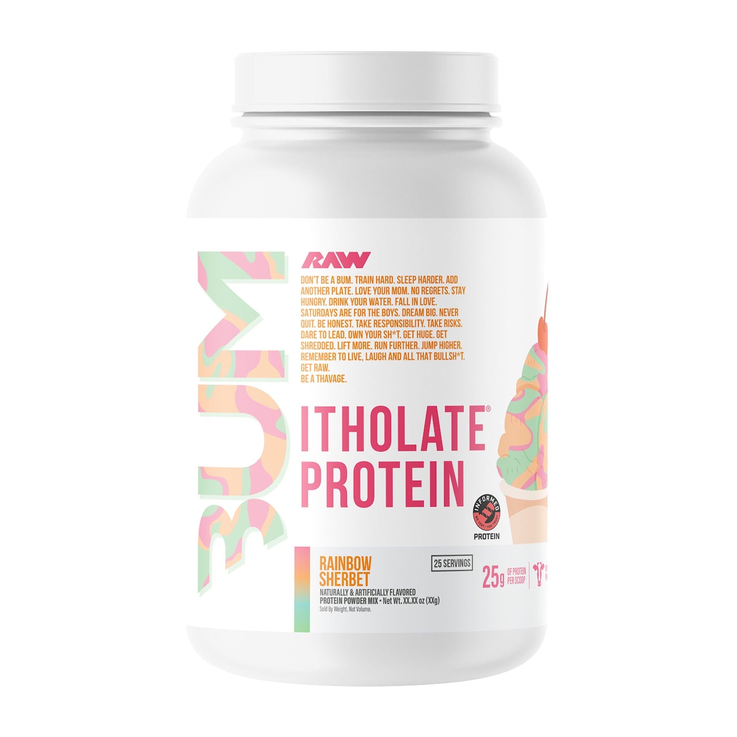 CBUM Itholate Whey Isolate Protein 2lbs 25 servings