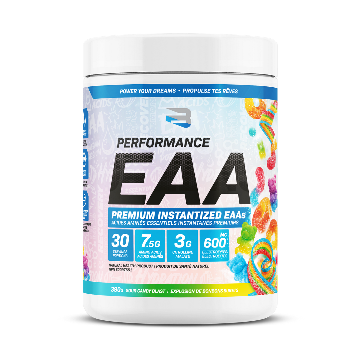 Believe Performance EAA Premium Instantized Essential Amino Acids 390g