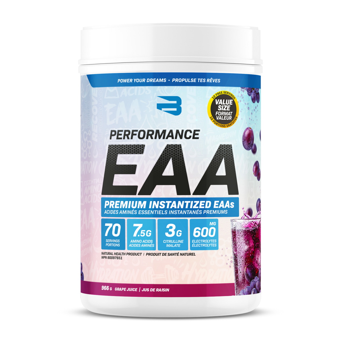 Believe Supplements Performance EAA 910g 70 Servings