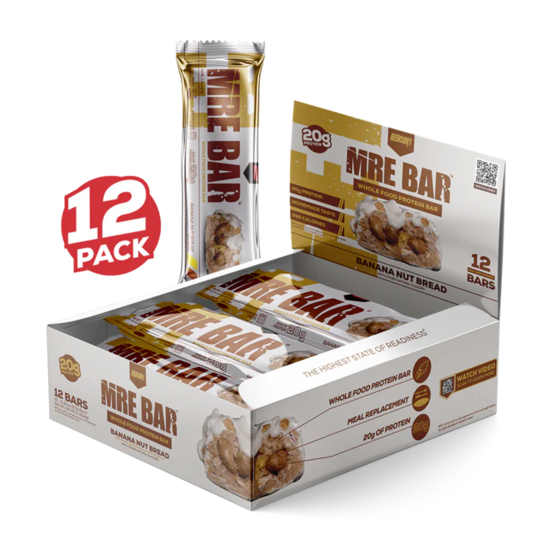 Redcon1 MRE Protein Bar (Box of 12) - Banana Nut Bread