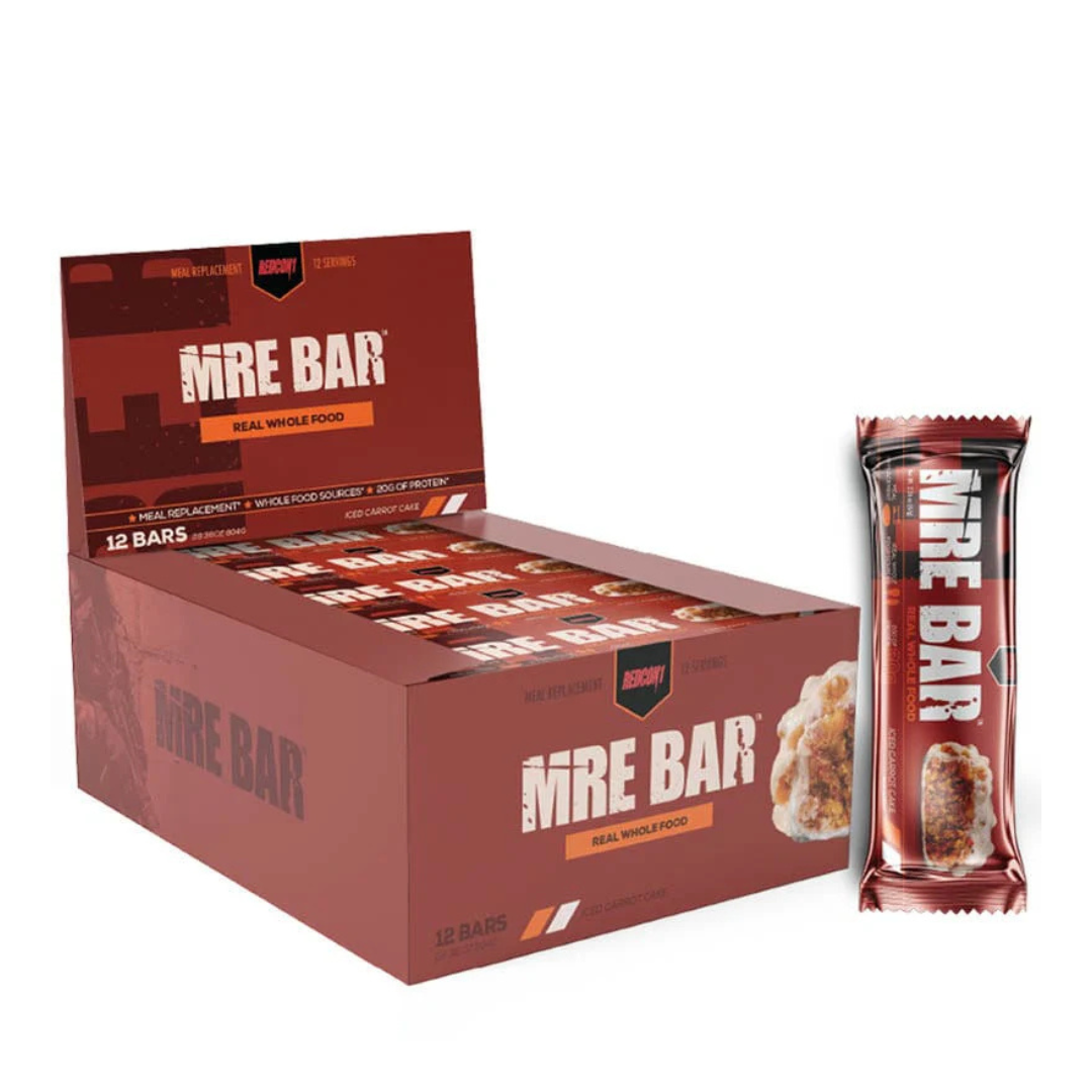 Redcon1 MRE Protein Bar (Box of 12) - Iced Carrot Cake