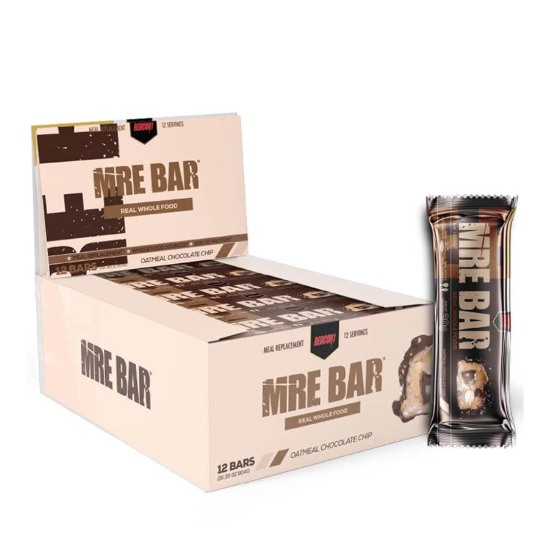 Redcon1 MRE Protein Bar (Box of 12) - Oatmeal Chocolate Chip
