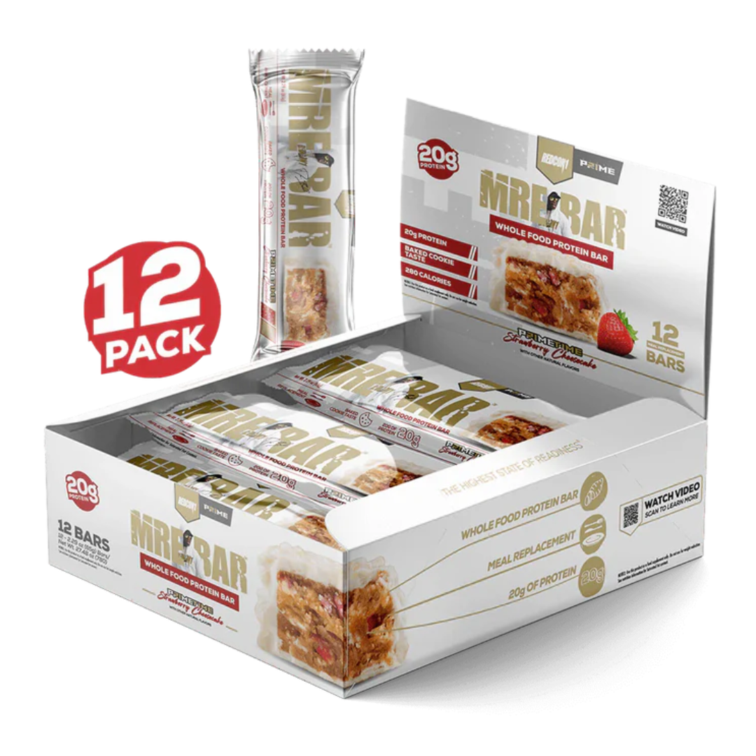 Redcon1 MRE Protein Bar (Box of 12) - Strawberry Cheesecake