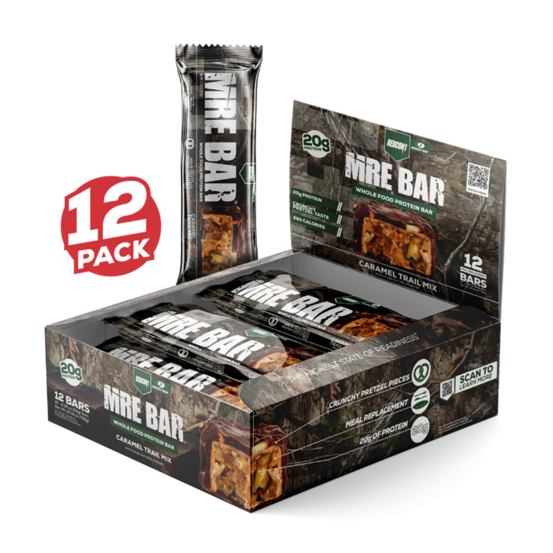 Redcon1 MRE bar Caramel Trail Mix (Box of 12 Bars)