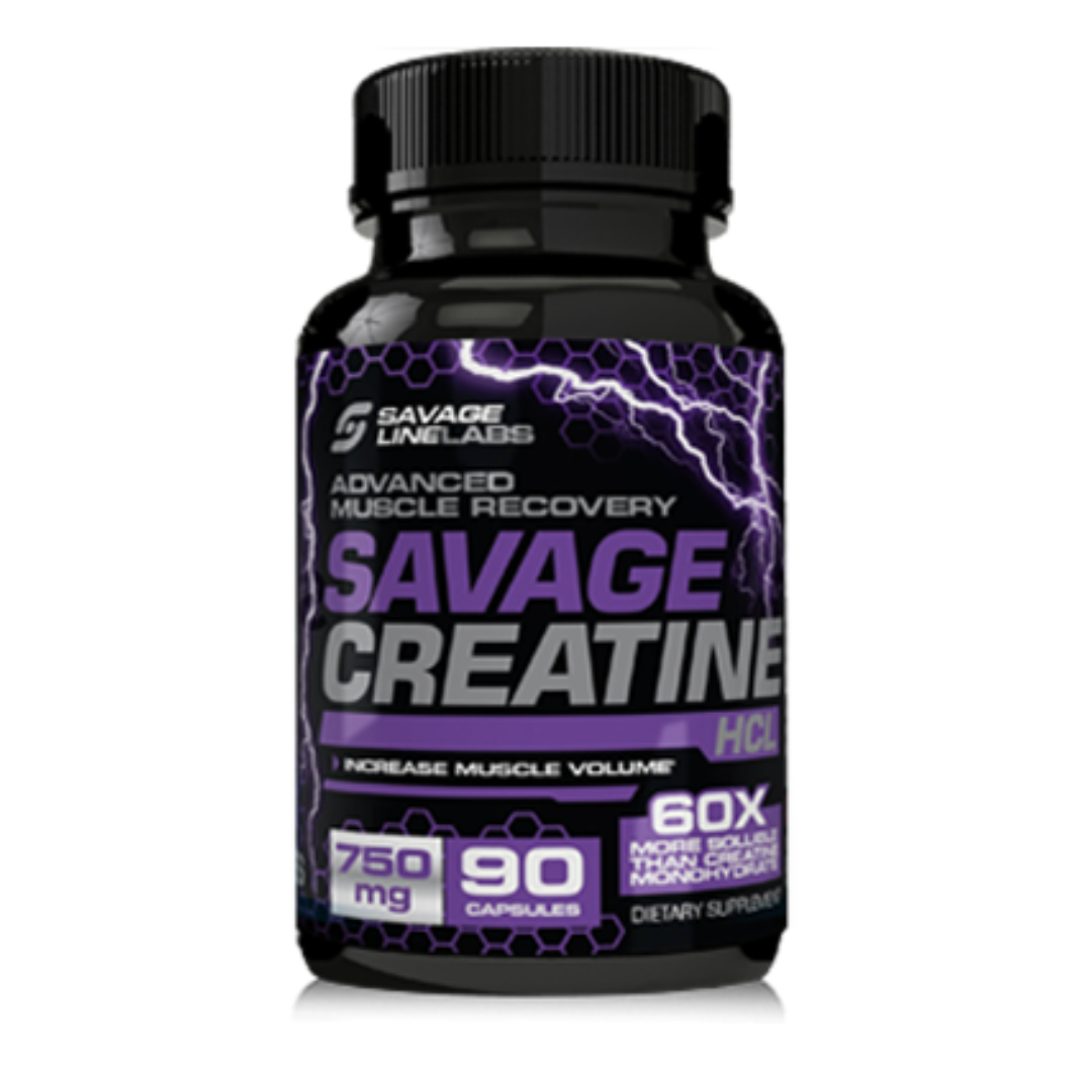 Savage Line Labs Creatine HCL 90 caps