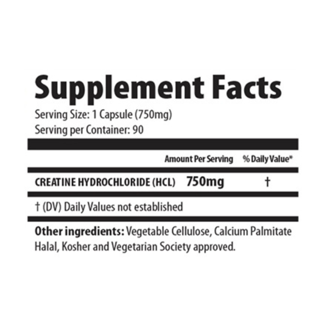 Savage Line Labs Creatine HCL 90 caps