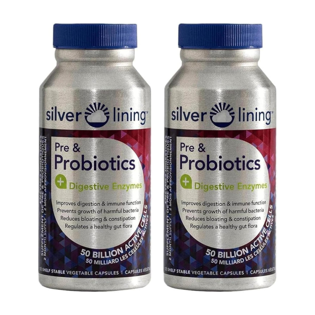 Silver Lining Pre & Probiotics (Pack of 2)