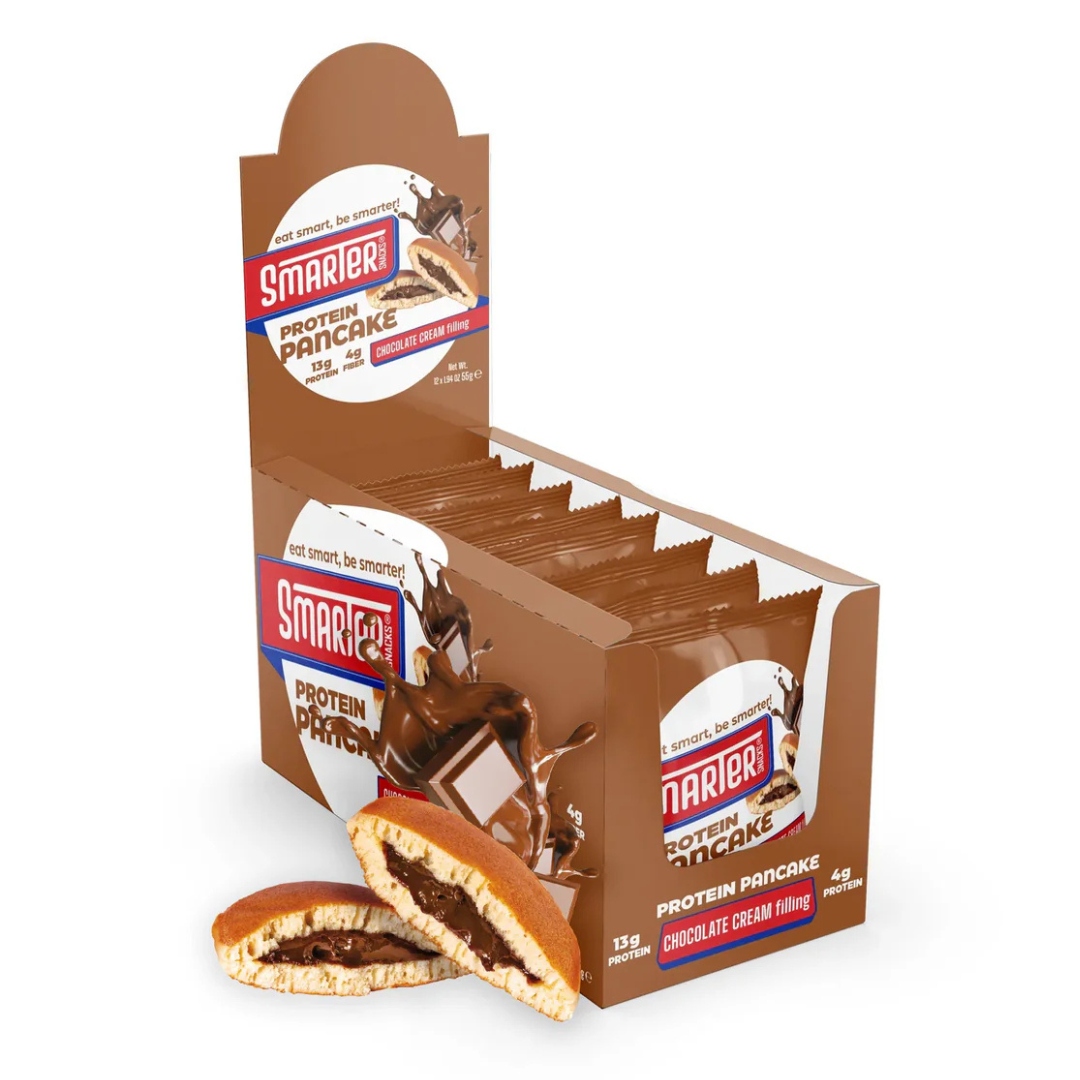 Smarter Snacks Protein Pancake Box of 12 (Chocolate Cream)
