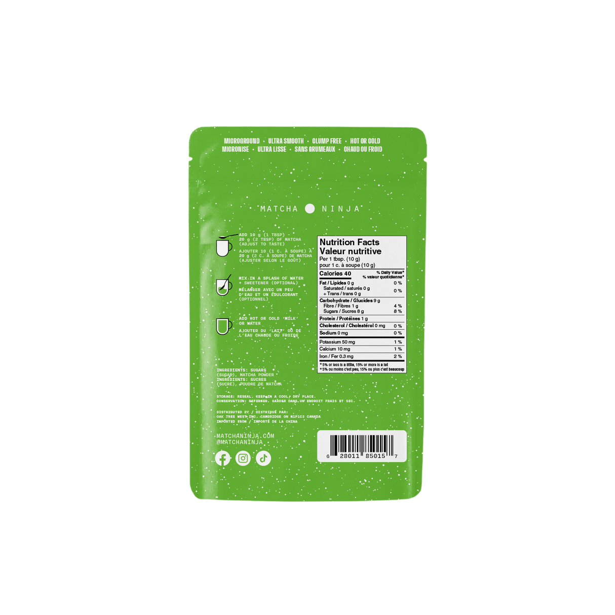 Matcha Ninja Sweetened Latte Blend 150g