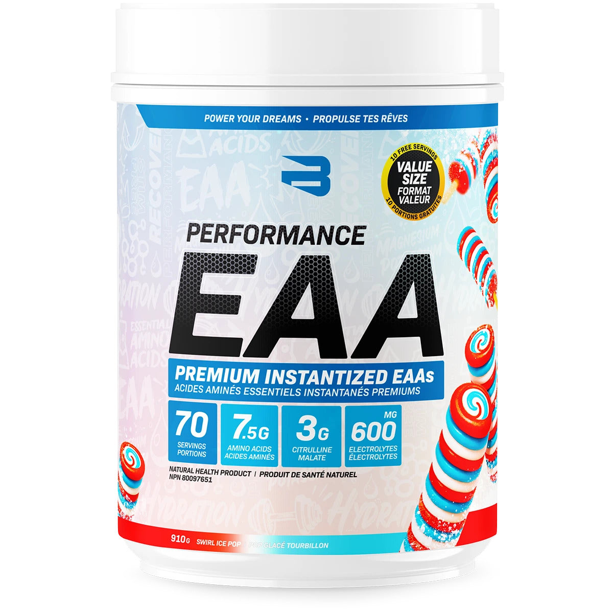 Believe Supplements Performance EAA 910g 70 Servings