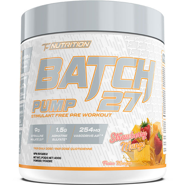 TC Nutrition Batch 27 Stim Free Pre-Workout 40 Servings