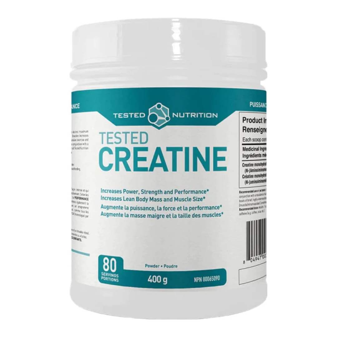 Tested Nutrition Creatine Monohydrate 400g Unflavoured Powder