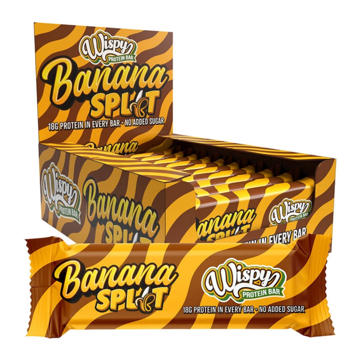 Wispy Protein Bar - Banana Split (Box of 10 Bars)