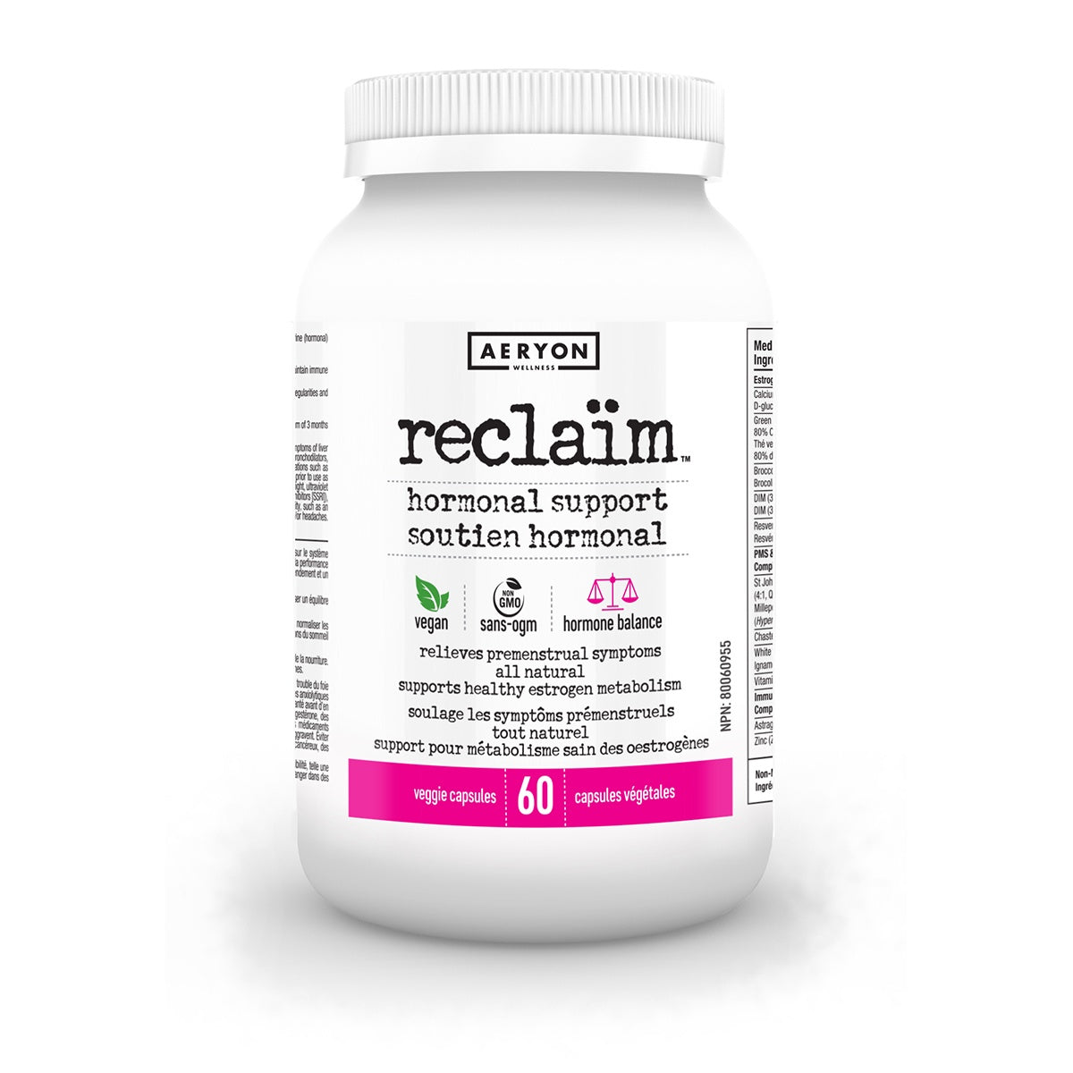 Aeryon Wellness Reclaïm 60 Capsules