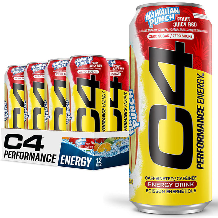 Cellucor C4 Energy Drink Hawaiian Punch (Case of 12 x 473ml Cans)