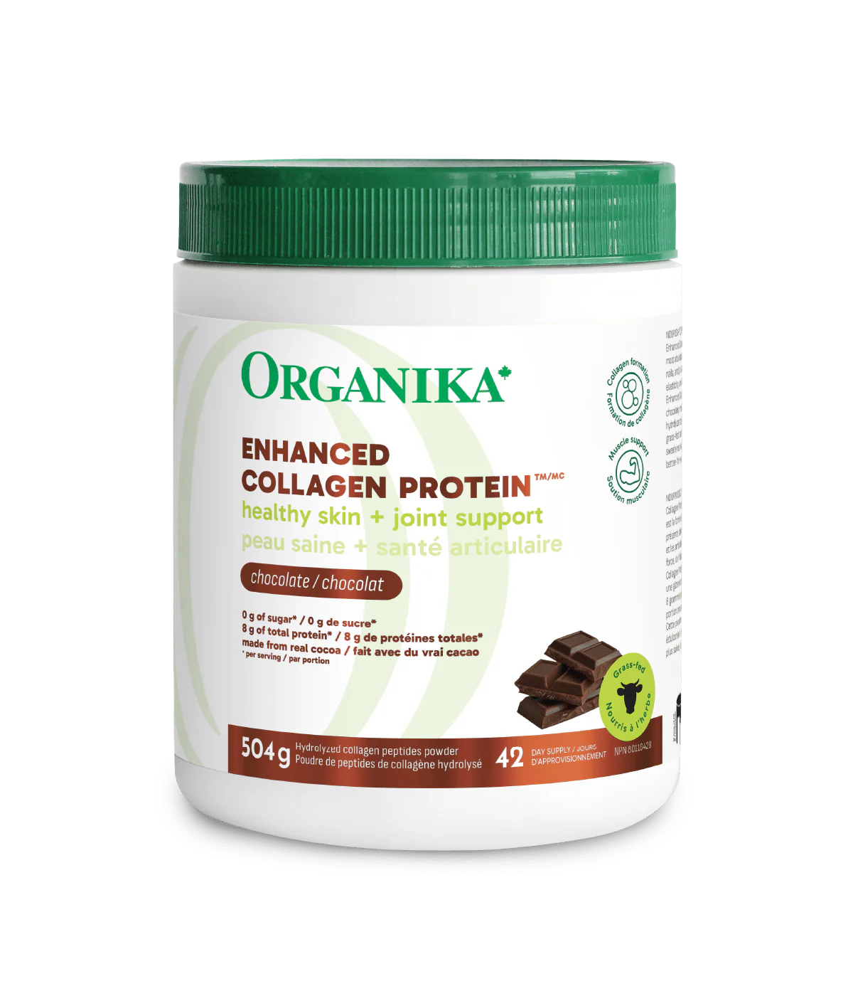Organika Enhanced Bovine Collagen Protein 500g