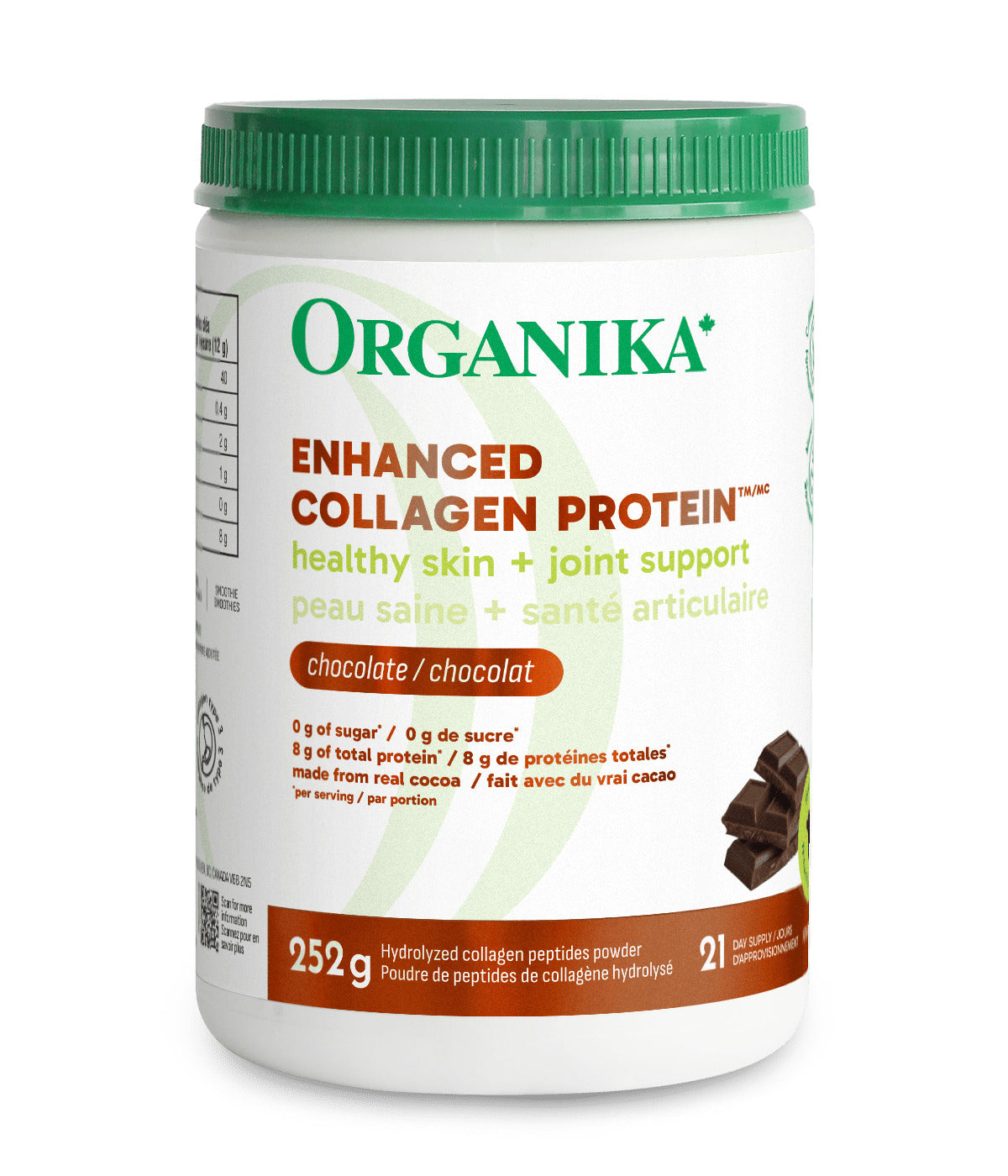 Organika Enhanced Bovine Collagen Protein 252g