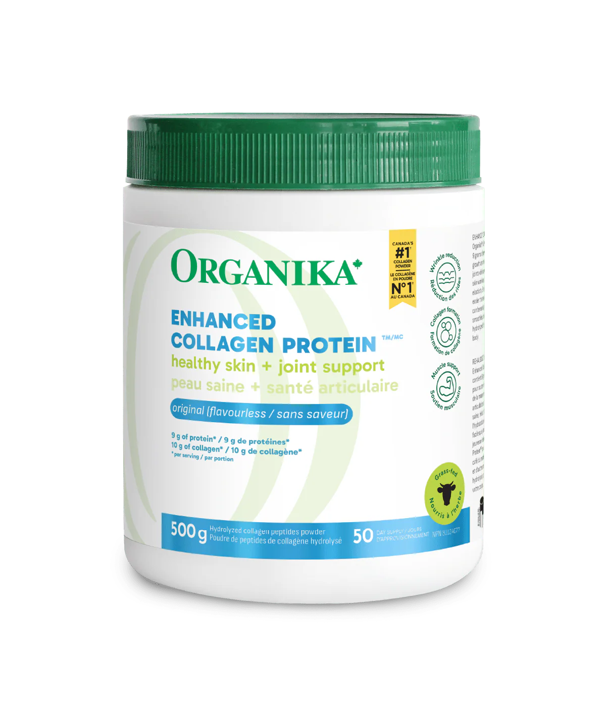Organika Enhanced Bovine Collagen Protein 500g