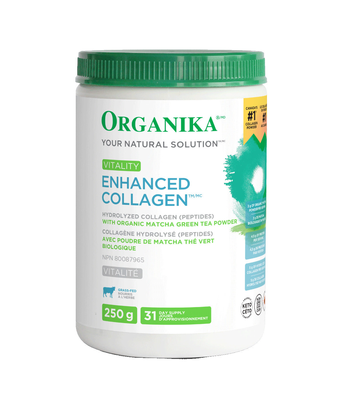 Organika Enhanced Collagen Vitality 250g