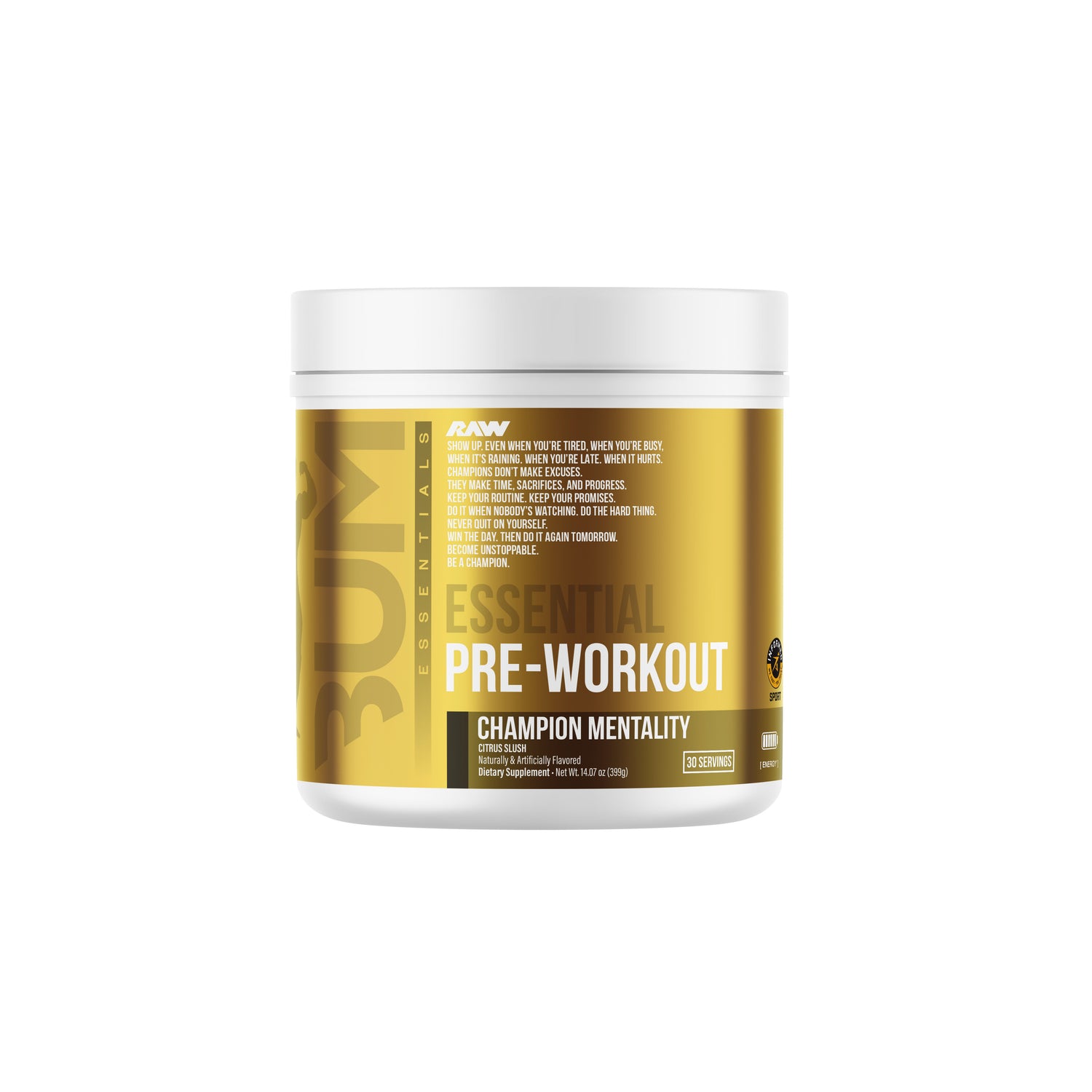 CBUM Essential Pre-Workout 30 Servings