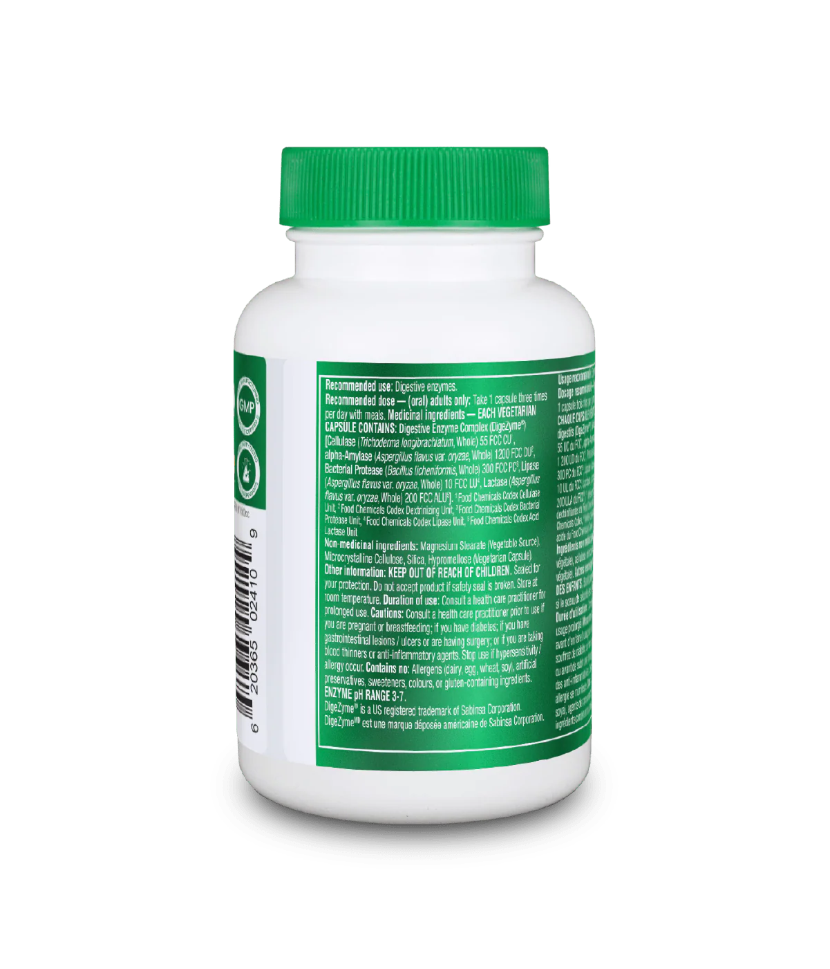 Organika Full Spectrum Plant Enzymes 120 Veggie Capsules