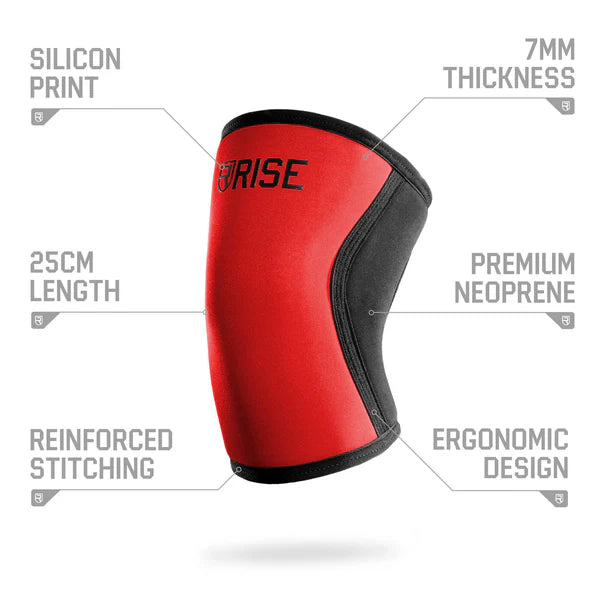 Rise Knee Sleeves 7mm Thickness