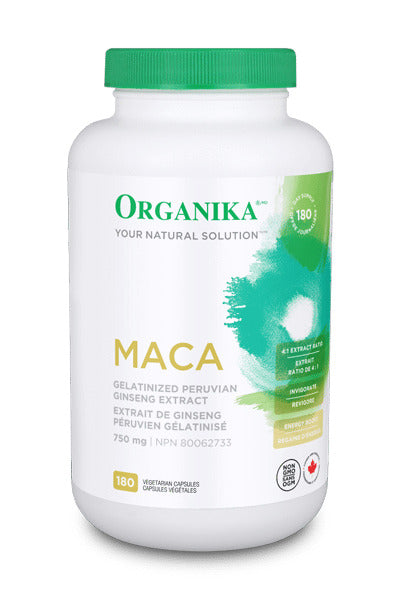 Organika Maca 750mg 180 Capsules