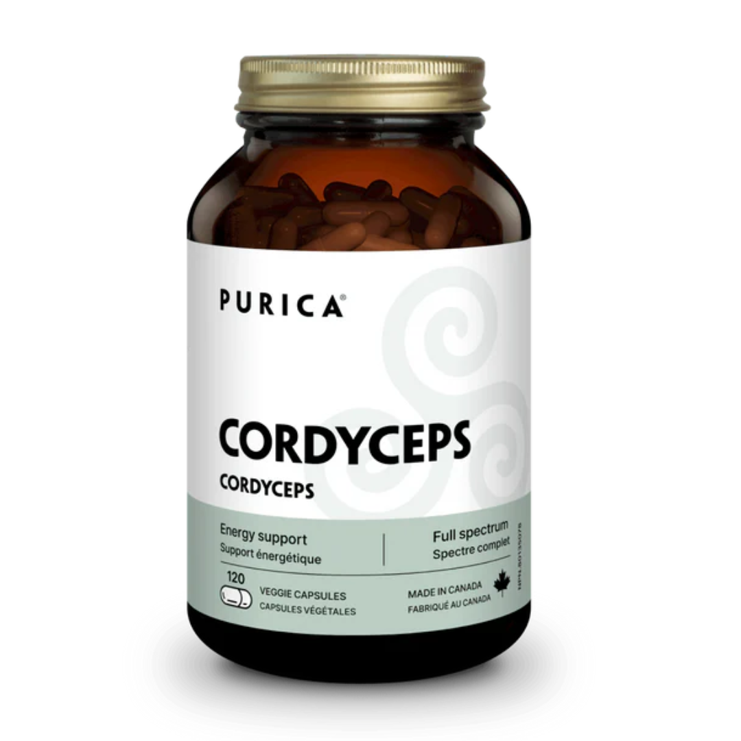 Purica Micronized Cordyceps Mushroom Capsules - Energy Support