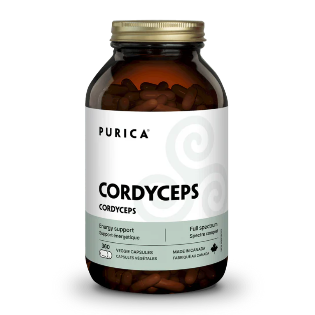 Purica Micronized Cordyceps Mushroom Capsules - Energy Support
