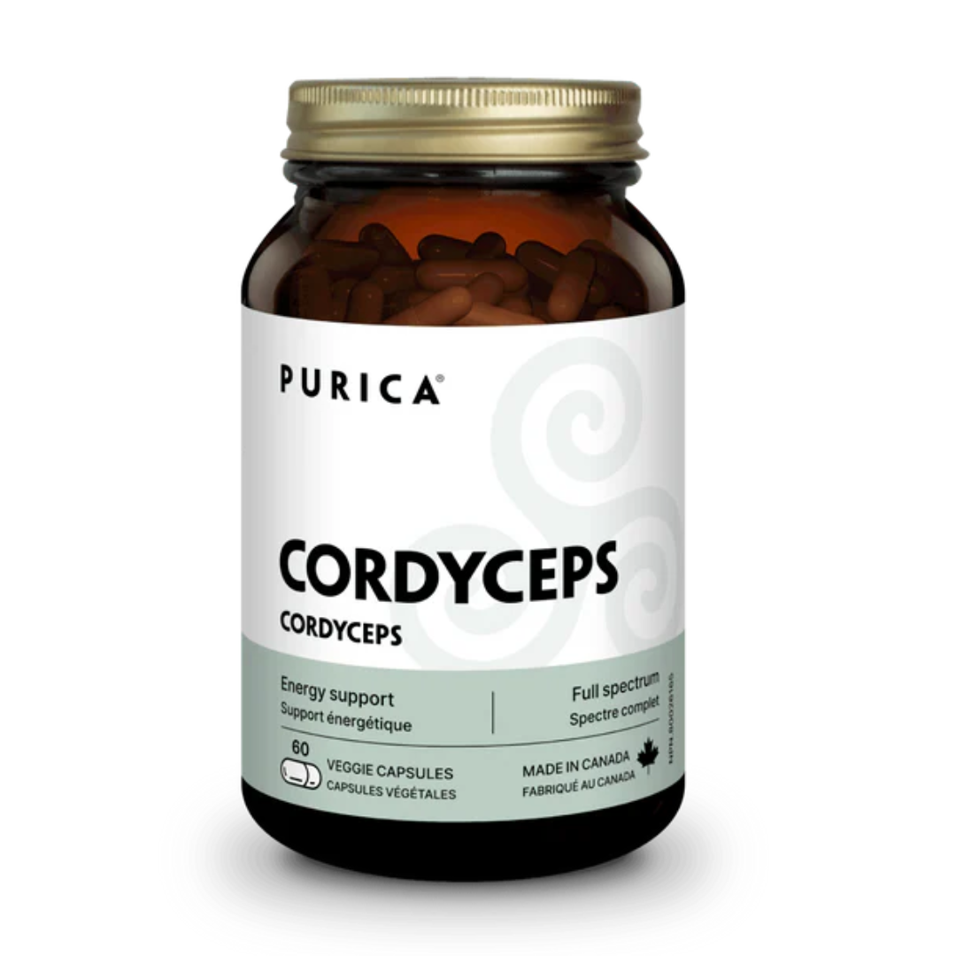 Purica Micronized Cordyceps Mushroom Capsules - Energy Support