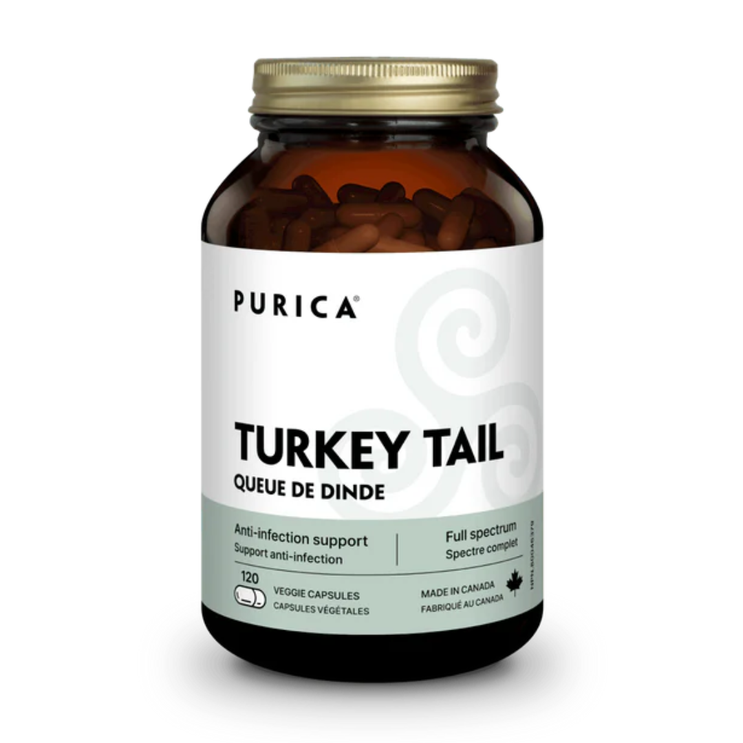 Purica Turkey Tail Coriolus Mushroom 120 Capsules
