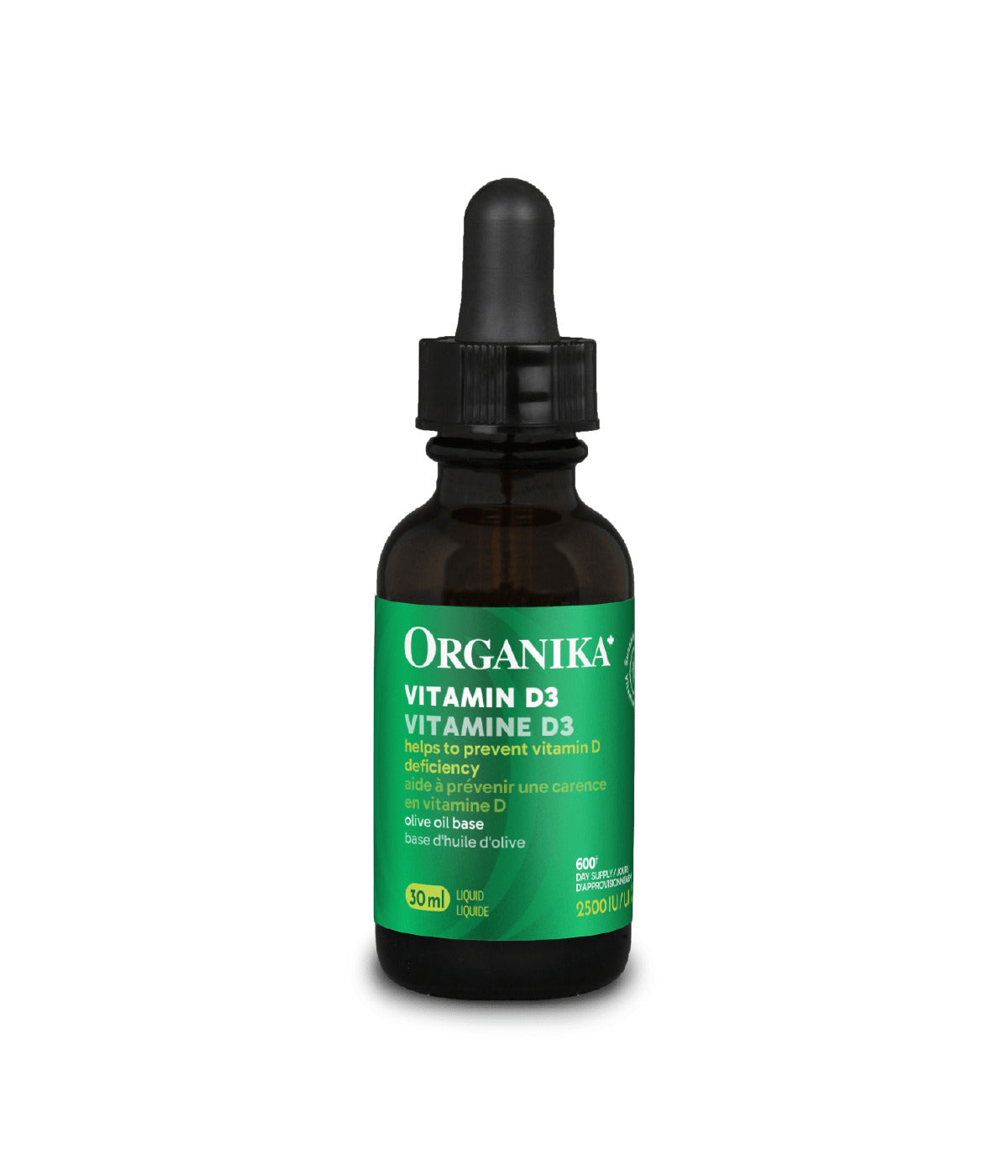 Organika Vitamin D3 Liquid 2500 IU 30ML