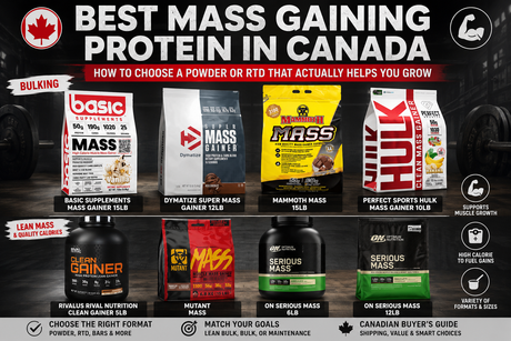 Best mass gaining protein in Canada — 8 top mass gainers compared