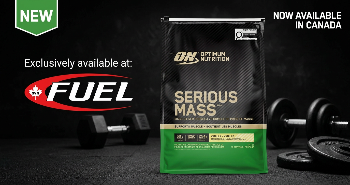 ON Optimum Nutrition Serious Mass 12LB — Now Available in Canada at Fuelsupplements.com