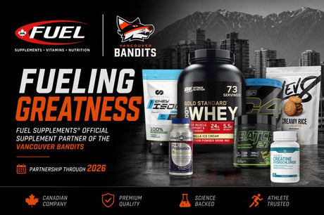 Fuel Supplements partners with the Vancouver Bandits Basketball team for the 2026 Season!