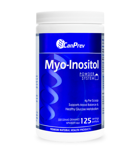 CanPrev Myo-Inositol Powder 500g 125 Servings Unflavoured