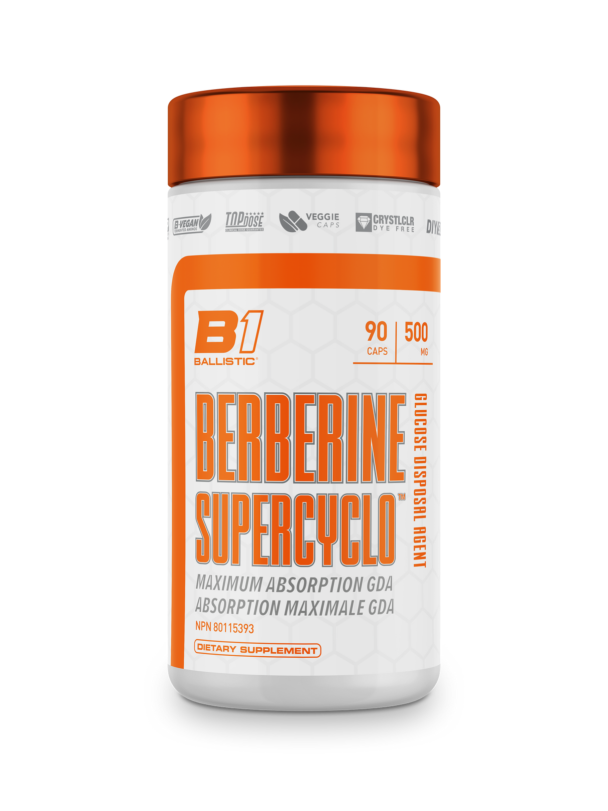 Ballistic Labs Berberine Supercyclo 90 Capsules