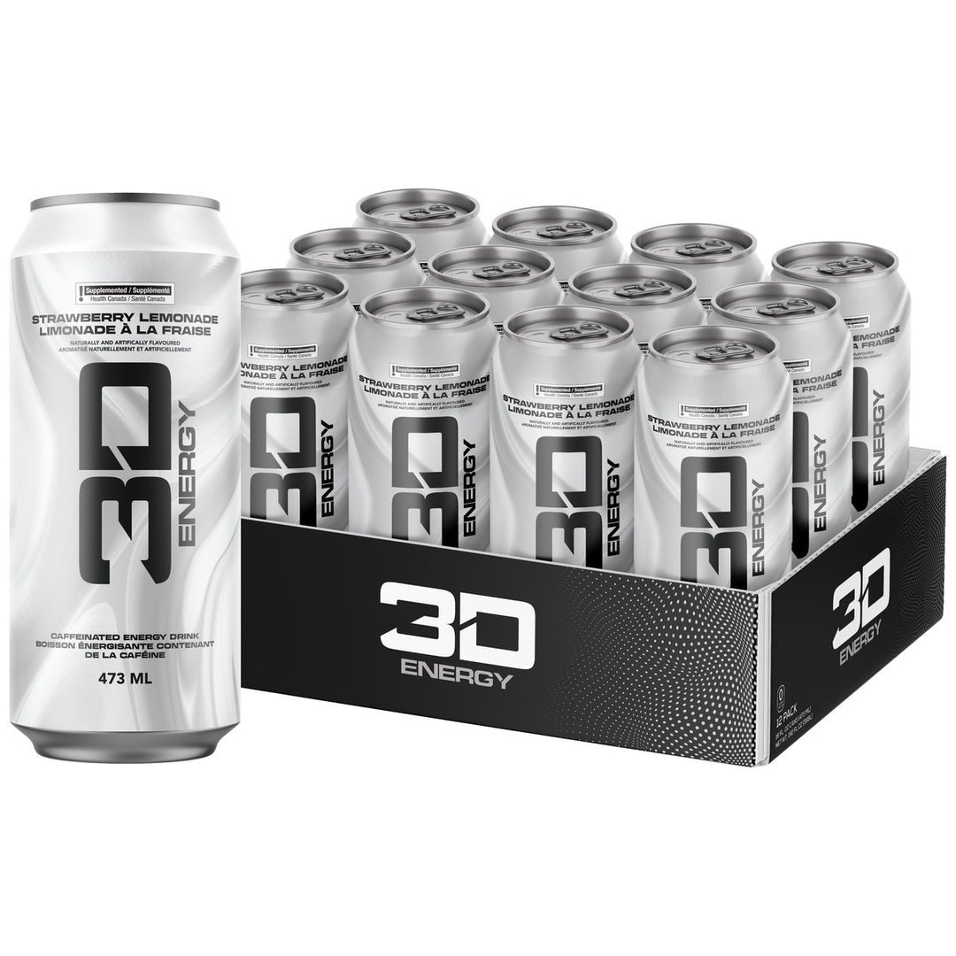 3D Energy Drink Strawberry Lemonade (Case of 12)